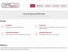 Tablet Screenshot of e-metaltecnica.com.br